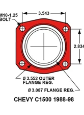 Wilwood 14" Drilled & Slotted Rotors Black Calipers Aero4 Rear Parking Big Brake Kit                                     - 140-17673-D - Image 4