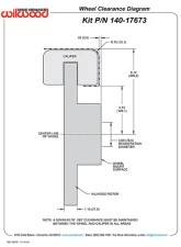 Wilwood 14" Drilled & Slotted Rotors Black Calipers Aero4 Rear Parking Big Brake Kit                                     - 140-17673-D - Image 5