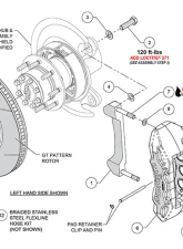 Wilwood 16" Slotted Rotors Black Calipers TX6R Truck Rear Big Brake Kit                                     - 140-17749 - Image 4