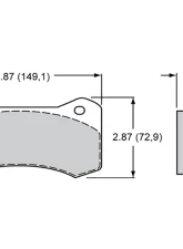 Wilwood Smartpad BP-35 6620 Brake Pads                                     - 150-35-6620K - Image 2