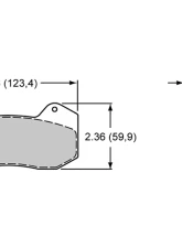 Wilwood Smartpad BP-35 6712 Brake Pads                                     - 150-35-6712K - Image 2