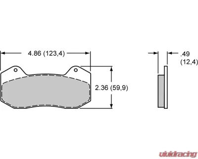 Wilwood Smartpad BP-35 6712 Brake Pads - 150-35-6712K