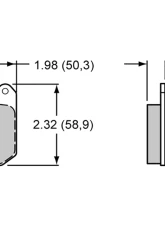 Wilwood Smartpad BP-35 6812 Brake Pads                                     - 150-35-6812K - Image 2