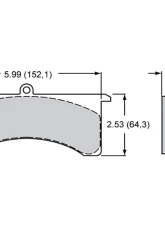 Wilwood Smartpad BP-35 7520 Brake Pads                                     - 150-35-7520K - Image 2