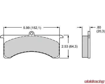 Wilwood Smartpad BP-35 7520 Brake Pads - 150-35-7520K