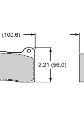 Wilwood Smartpad BP-35 7816 Brake Pads                                     - 150-35-7816K - Image 2