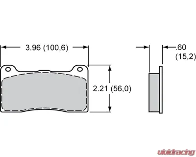 Wilwood Smartpad BP-35 7816 Brake Pads - 150-35-7816K
