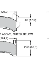 Wilwood Smartpad BP-35 D154 Brake Pads                                     - 150-35-D154K - Image 2