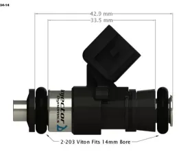 Injector Dynamics ID1050x Injectors Set McLaren M838T 2011-2020
