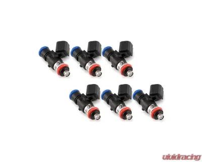 Injector Dynamics 1050cc 34mm Length No Adaptor Top 15mm Orange Lower O-Ring Fuel Injectors (Set of 6) - 1050.34.14.15.6