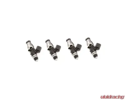 Injector Dynamics 1050cc 48mm Length w/ 14mm Adaptor Top & 2x8mm Lower O-Ring Fuel Injector (Set of 4) - 1050.48.14.11.4
