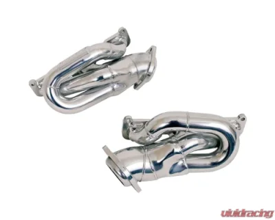 BBK Performance Parts 1-5/8 Shorty Exhaust Headers Polished Silver Ceramic Ford Mustang V6 2011-2017 - 14420