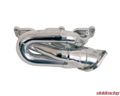 BBK Performance Parts 1-5/8 Shorty Exhaust Headers Polished Silver Ceramic Ford Mustang V6 2011-2017 - 14420