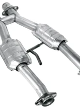 BBK Performance Parts 2-1/2 Inch Short Catted H-Pipe Ford Mustang 5.0L 1979-1993                                     - 1509 - Image 4