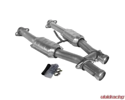 BBK Performance Parts 2-1/2 Inch Short Catted H-Pipe Ford Mustang 5.0L 1979-1993 - 1509
