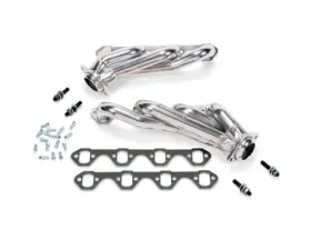 BBK Performance Parts 351 Swap 1-5/8 Shorty Exhaust Headers Polished Silver Ceramic Ford Mustang 1979-1993