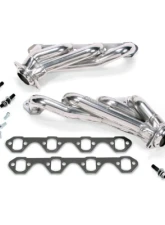 BBK Performance Parts 1-5/8 Shorty Exhaust Headers Polished Silver Ceramic Ford Mustang 5.0L 1986-1993                                     - 15150 - Image 6