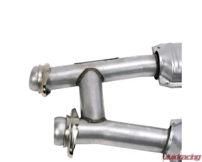 BBK Performance Parts 2-1/2 High Flow Catted H-Pipe Ford Mustang 5.0L 1986-1993 - 1521
