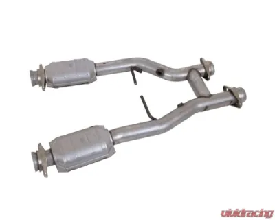 BBK Performance Parts 2-1/2 Short Catted Mid H-Pipe Ford Mustang GT Cobra 1996-2004 - 1538
