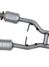 BBK Performance Parts 2-1/2 Short Catted Mid H-Pipe Ford Mustang GT Cobra 1996-2004                                     - 1538 - Image 2