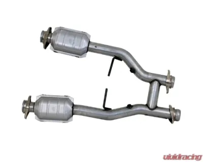 BBK Performance Parts 2-1/2 Short Catted Mid H-Pipe Ford Mustang GT Cobra 1996-2004 - 1538