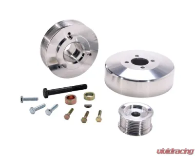 BBK Performance Parts Billet Aluminum Underdrive Pulley Kit Ford F Series Truck 4.6 5.4 1997-2004 - 15550