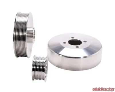 BBK Performance Parts Billet Aluminum Underdrive Pulley Kit Ford F Series Truck 4.6 5.4 1997-2004 - 15550