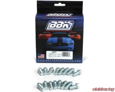 BBK Performance Parts Exhaust Header Bolt Kit 3/8 -16 x 3/4 Inch 16 Pieces - 1577