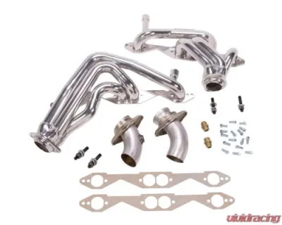 BBK Performance Parts 1-5/8 Shorty Exhaust Headers Polished Silver Ceramic Chevrolet Impala 1993-1996 - 15950