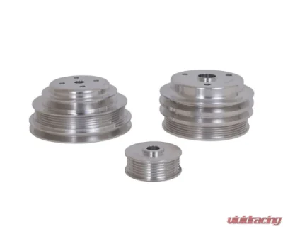 BBK Performance Parts 3 Piece Billet Aluminum Underdrive Pulley Kit Chevrolet GM 5.0 5.7 F Body GM Truck 1985-1987 - 1598