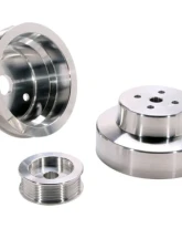 BBK Performance Parts Billet Aluminum Underdrive Pulley Kit Chevrolet GM Truck 4.3 5.0 5.7 1988-1995                                     - 1603 - Image 3