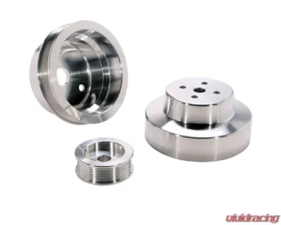 BBK Performance Parts Billet Aluminum Underdrive Pulley Kit Chevrolet GM Truck 4.3 5.0 5.7 1988-1995 - 1603