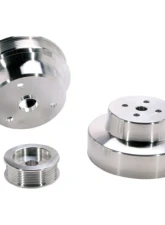 BBK Performance Parts Billet Aluminum Underdrive Pulley Kit Chevrolet GM Truck 4.3 5.0 5.7 1988-1995                                     - 1603 - Image 2