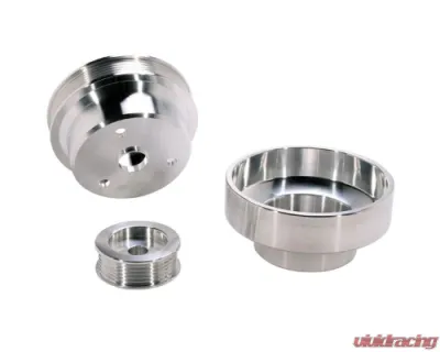BBK Performance Parts Billet Aluminum Underdrive Pulley Kit Chevrolet GM Truck 4.3 5.0 5.7 1988-1995 - 1603