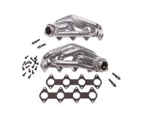 BBK Performance Parts 1-5/8 Shorty Tuned Length Exhaust Headers Polished Silver Ceramic Ford Mustang 2005-2010