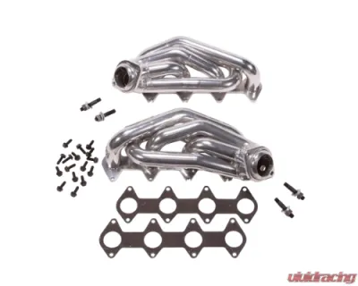 BBK Performance Parts 1-5/8 Shorty Tuned Length Exhaust Headers Polished Silver Ceramic Ford Mustang 2005-2010 - 16120