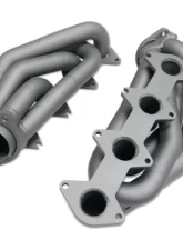 BBK Performance Parts 1-5/8 Shorty Tuned Length Exhaust Headers Titanium Ceramic Ford Mustang 2005-2010                                     - 1612 - Image 5