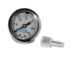 BBK Performance Parts Liquid Filled Fuel Pressure Gauge With Adapter Ford Mustang 1986-1993