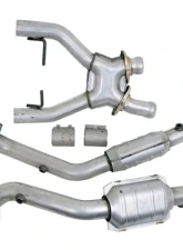 BBK Performance Parts 2-1/2 High Flow Catted X-Pipe Ford Mustang Cobra 1996-1998                                     - 1618 - Image 2