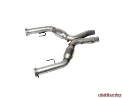 BBK Performance Parts 2-3/4 Short High Flow Catted X Pipe Ford Mustang GT 2005-2010 - 1637