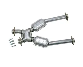 BBK Performance Parts 2-1/2 Short High Flow Catted X-Pipe Ford Mustang 1996-2004