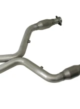 BBK Performance Parts 3 Inch Short High Flow Catted X Pipe Ford Mustang GT 2011-2014                                     - 1658 - Image 2