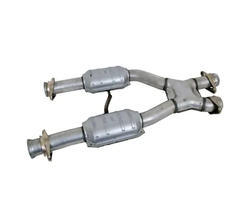 BBK Performance Parts 2-1/2 Short High Flow Catted X-Pipe Ford Mustang 5.0 1979-1993 - 1659