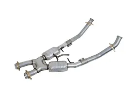 BBK Performance Parts 2-1/2 High Flow Catted X-Pipe Ford Mustang 5.0L 1986-1993