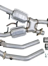BBK Performance Parts 2-1/2 High Flow Catted X-Pipe Ford Mustang 5.0L 1986-1993                                     - 1662 - Image 2