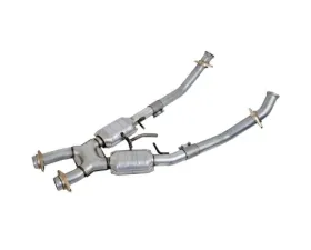 BBK Performance Parts 2-1/2 High Flow Catted X-Pipe Ford Mustang 5.0L 1994-1995