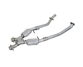 BBK Performance Parts 2-1/2 High Flow Catted X-Pipe Ford Mustang GT 1996-1998