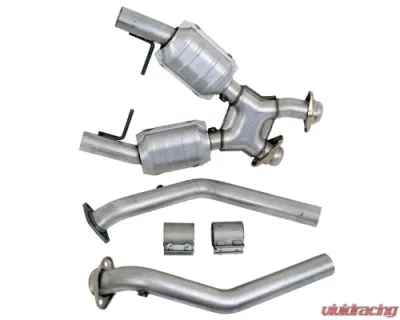 BBK Performance Parts 2-1/2 High Flow Catted X-Pipe Ford Mustang GT 1996-1998 - 1666