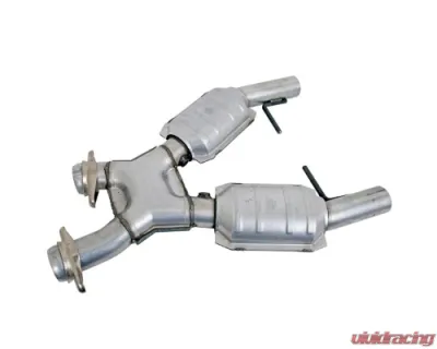 BBK Performance Parts 2-1/2 High Flow Catted X-Pipe Ford Mustang GT 1996-1998 - 1666