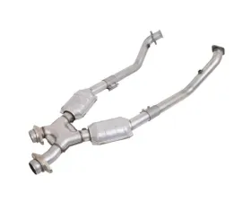 BBK Performance Parts 2-1/2 High Flow Catted X-Pipe Ford Mustang GT 1999-2004